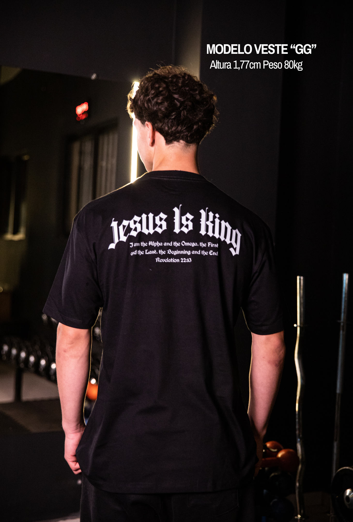 Kit 2 camisetas - Jesus Is King + Man Of God