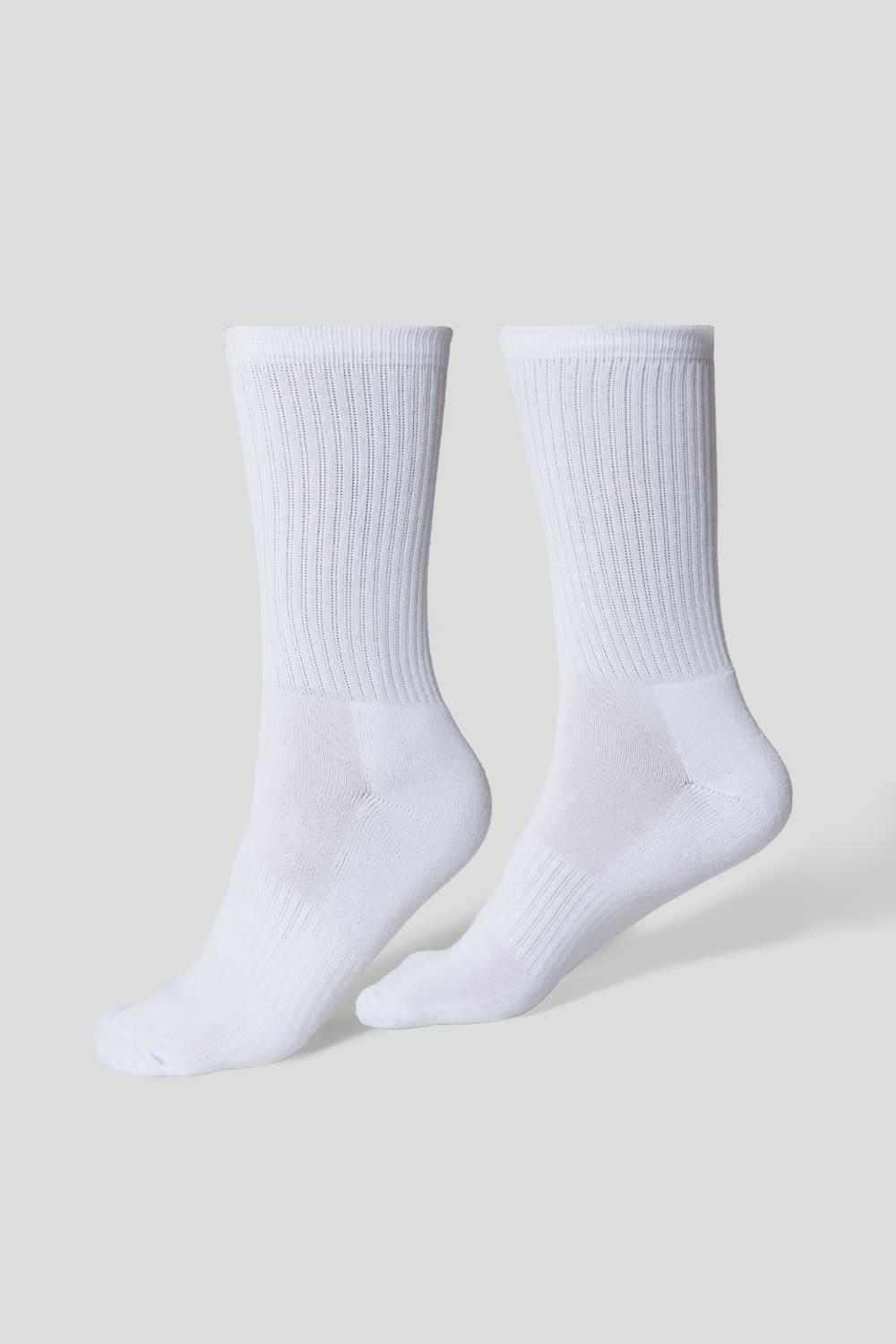 Kit com 2 pares - Meia Cano Alto GLORYFIT Performance Basic - white