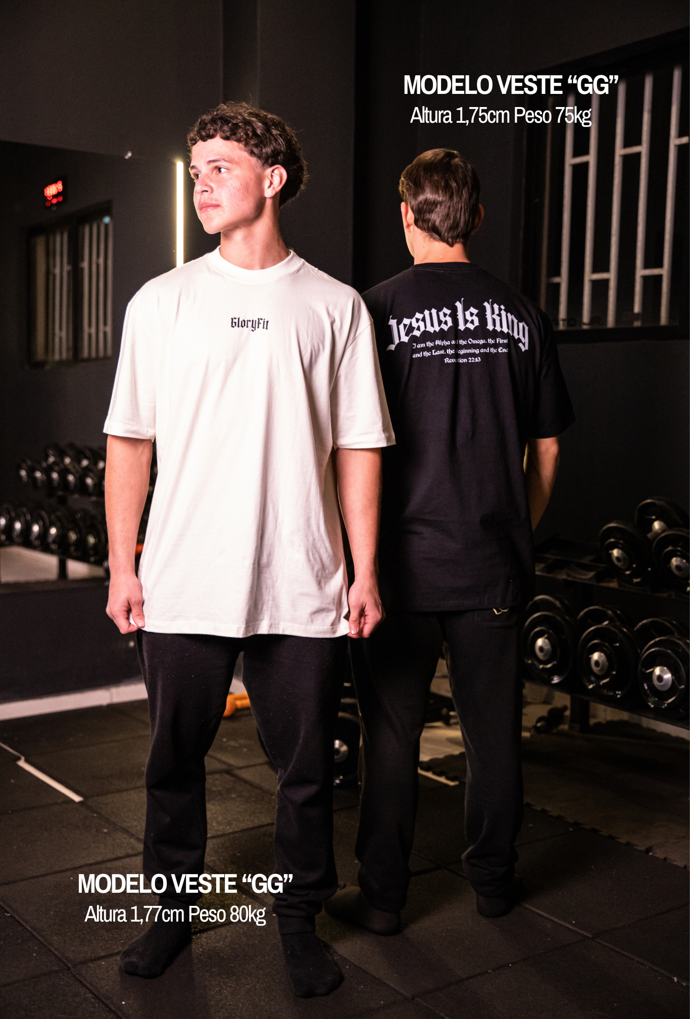 Kit 2 camisetas - Jesus Is King + Man Of God