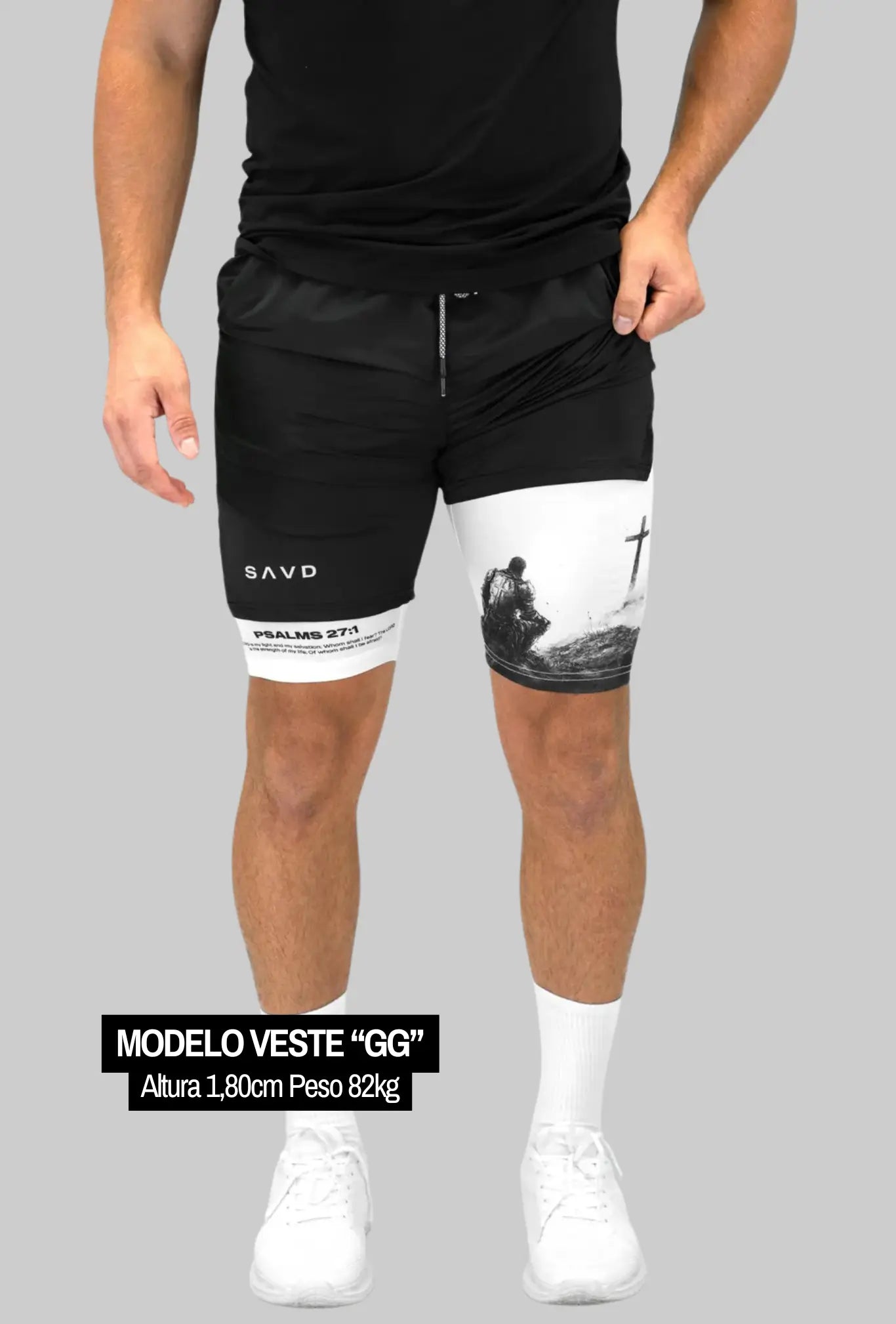 Shorts 2 em 1 - Salmos 27:1