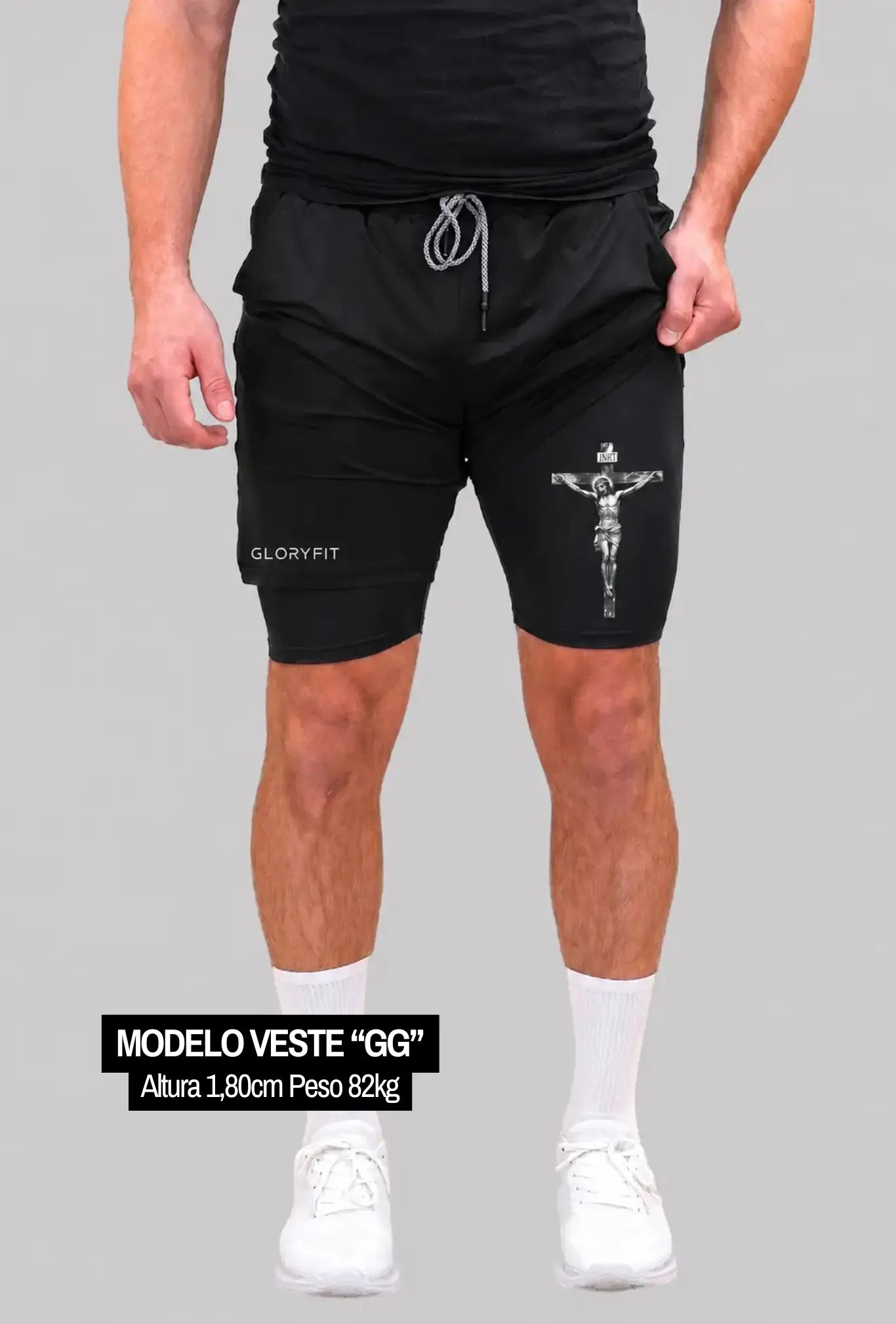 Shorts 2 em 1 - Christ