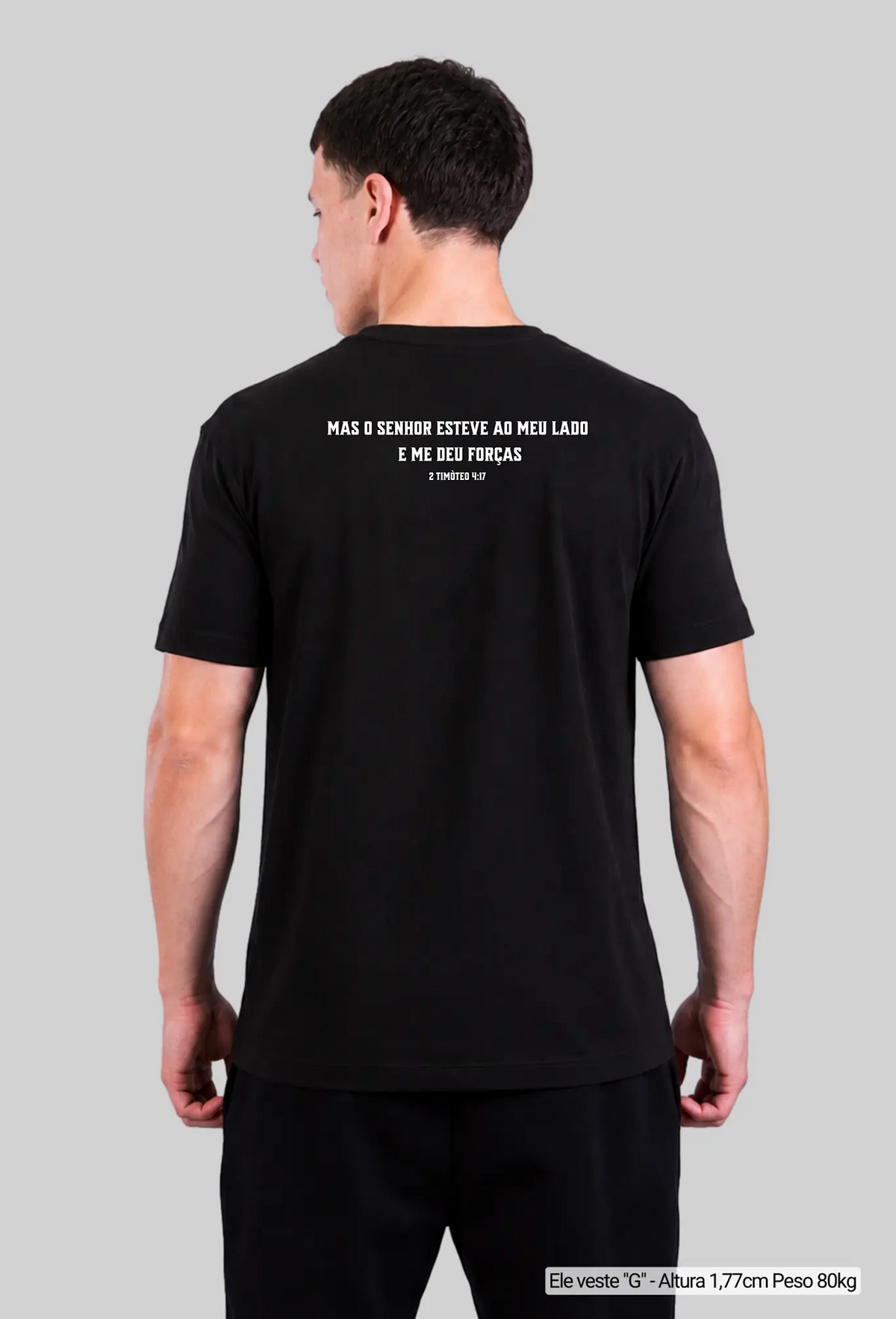 Camiseta Basic Premium - 2 Timóteo 4:17