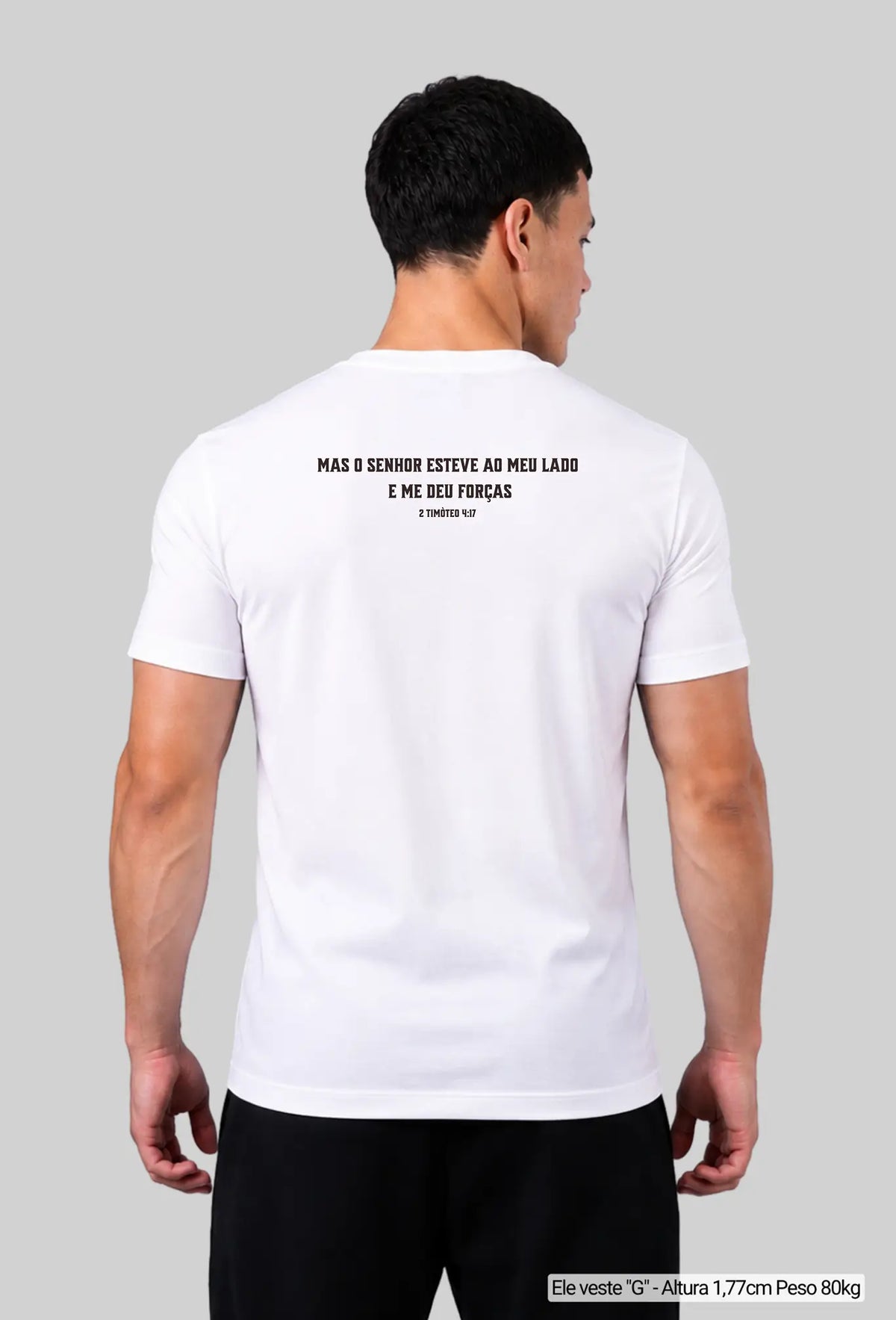 Camiseta Basic Premium - 2 Timóteo 4:17