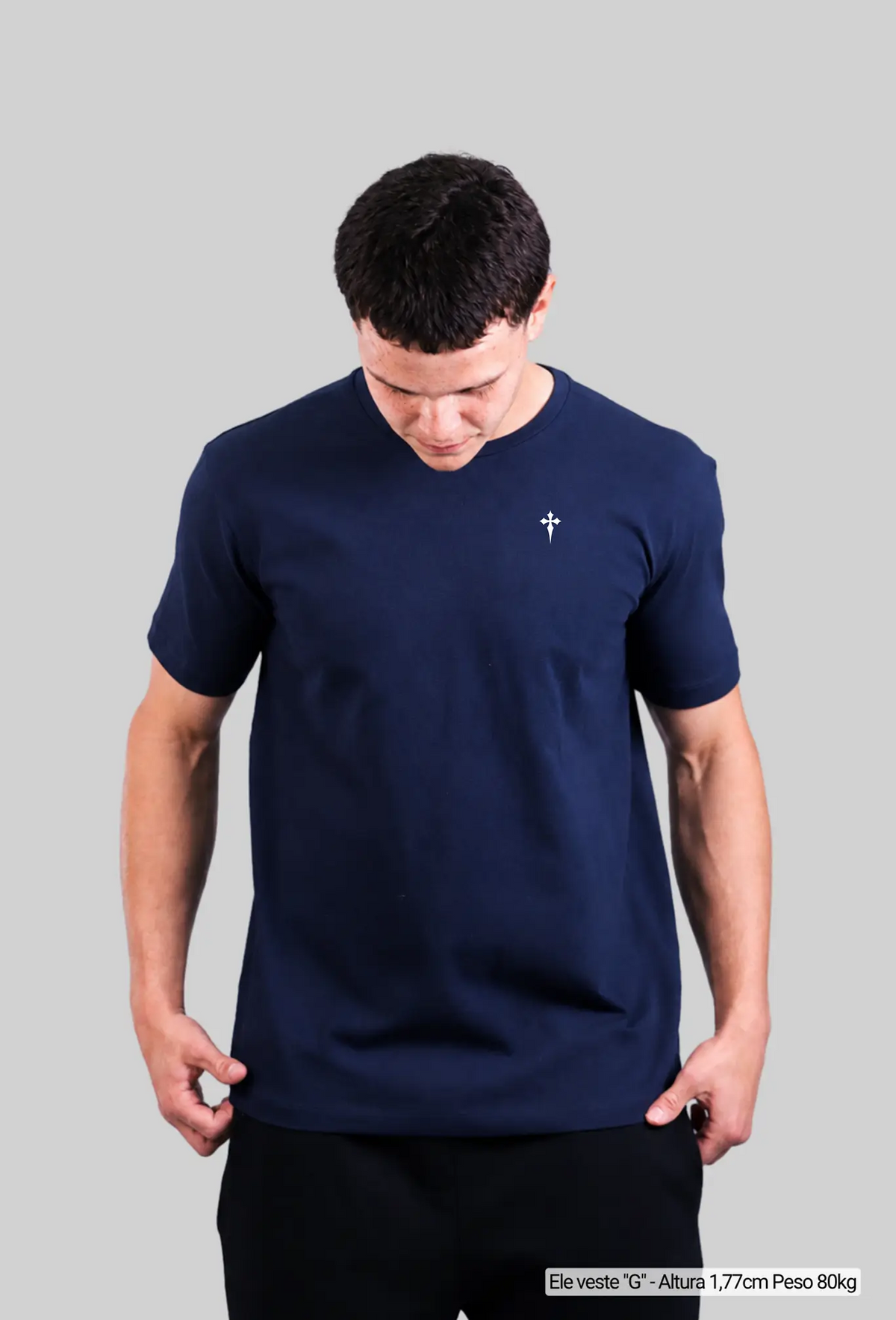 Camiseta basic premium - Minimal Cross