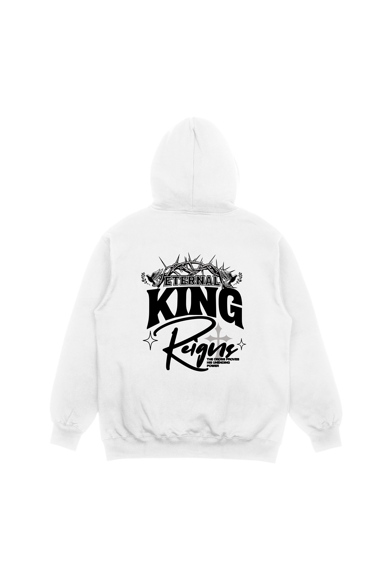 KIT 1 Moletom Eternal King + 1 Over Jesus Is King
