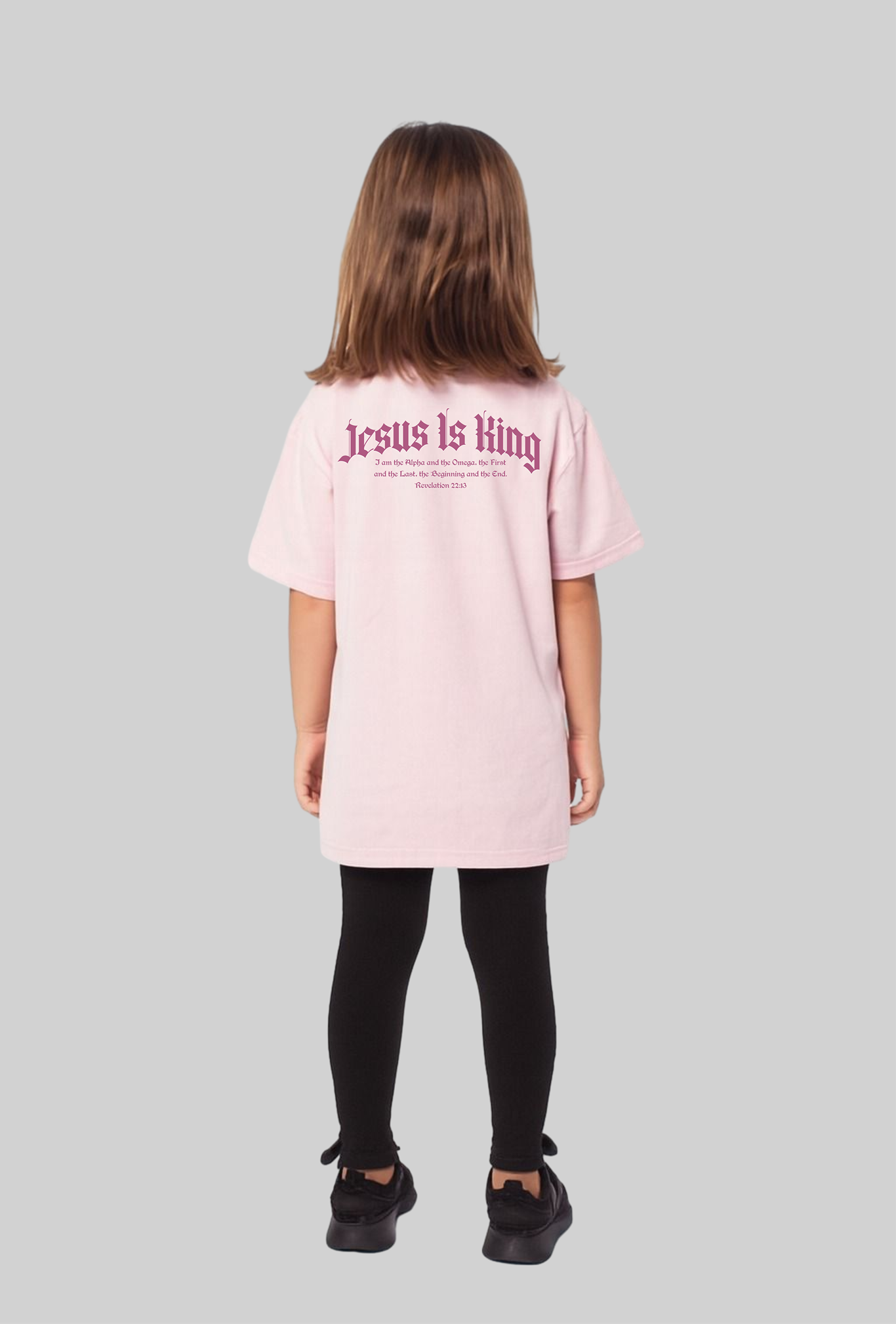 Camiseta infantil - Jesus is King