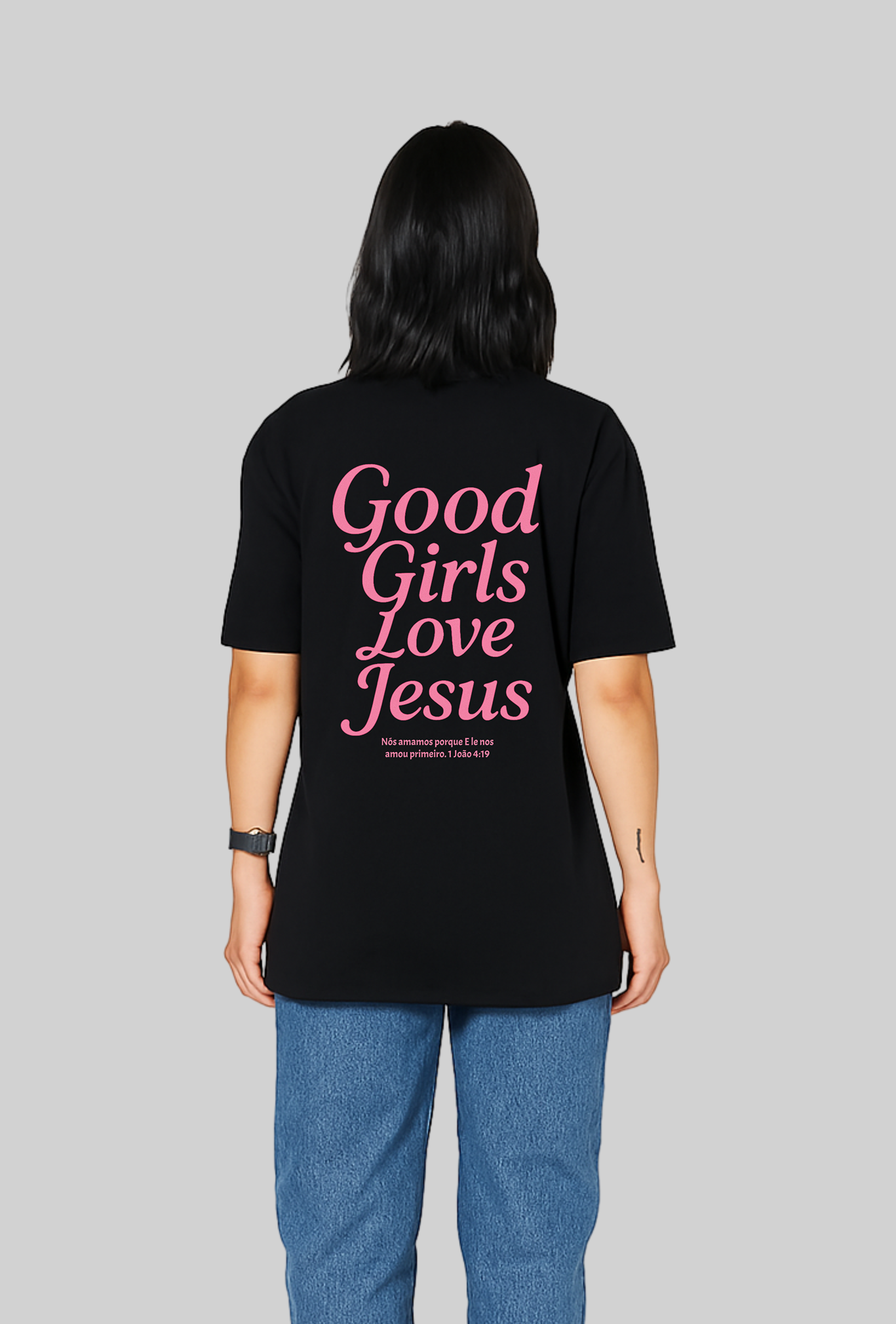 Camiseta Oversized - Girls Love Jesus