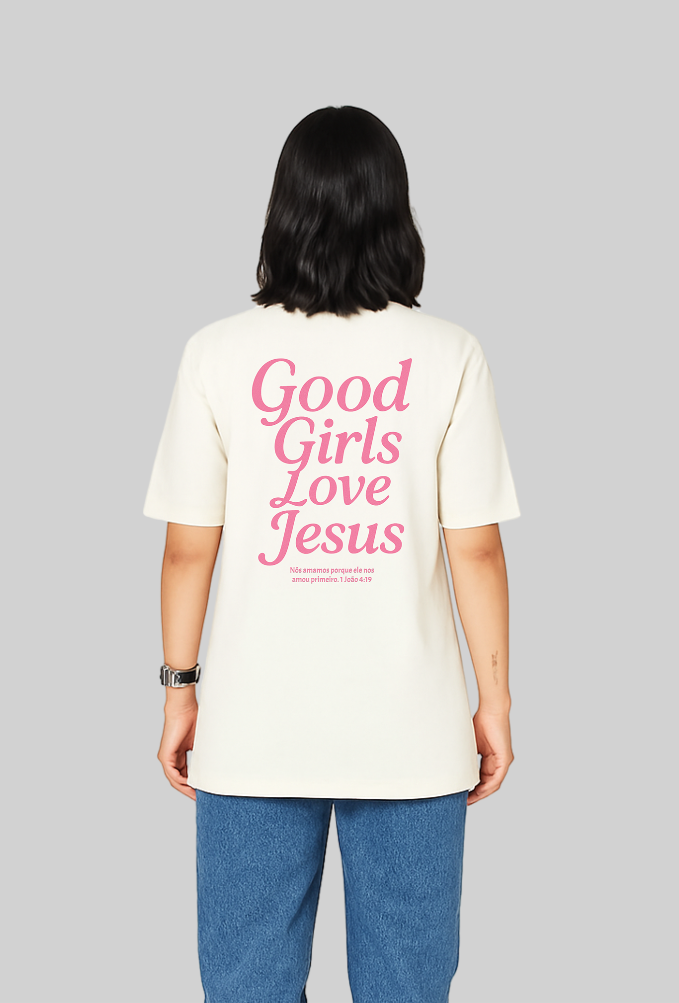 Camiseta Oversized - Girls Love Jesus