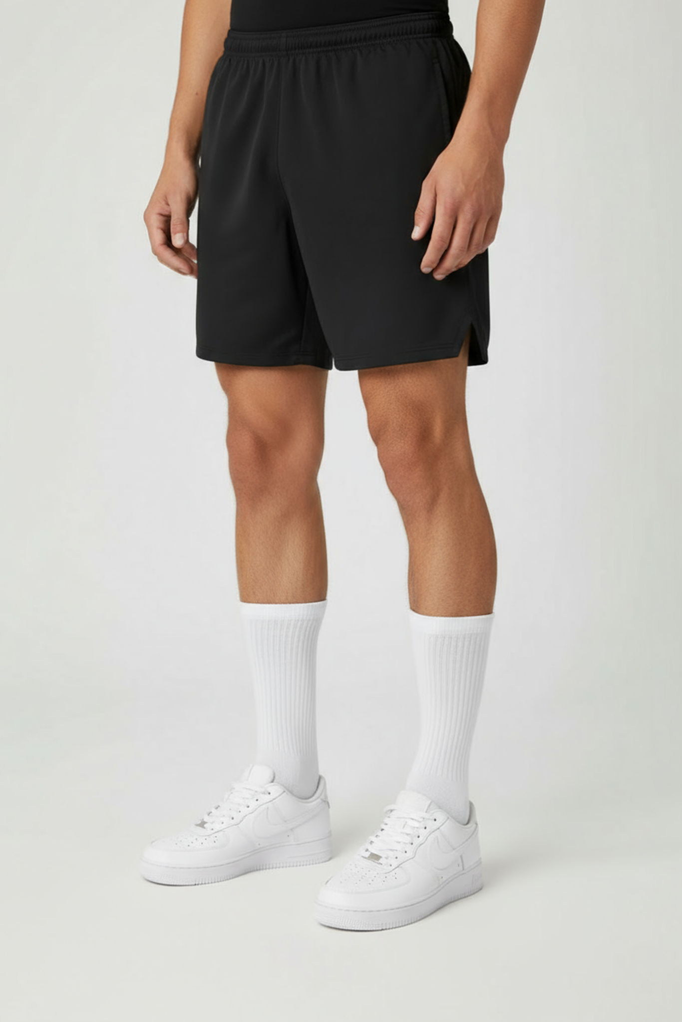 Kit com 2 pares - Meia Cano Alto GLORYFIT Performance Basic - white