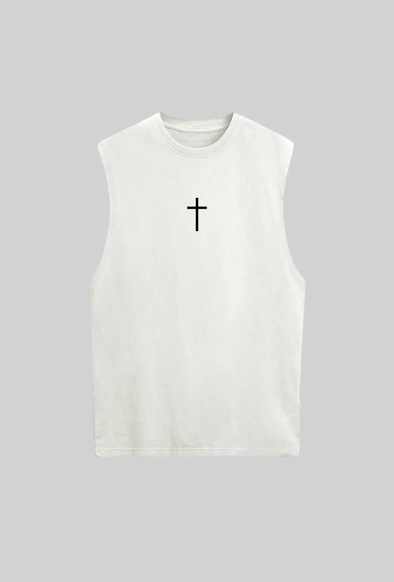 Regata Machão Christ ID off white GLORYFIT vista pela frente