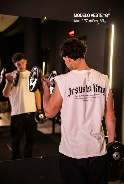 Regata Oversized - Jesus Is King - Off white