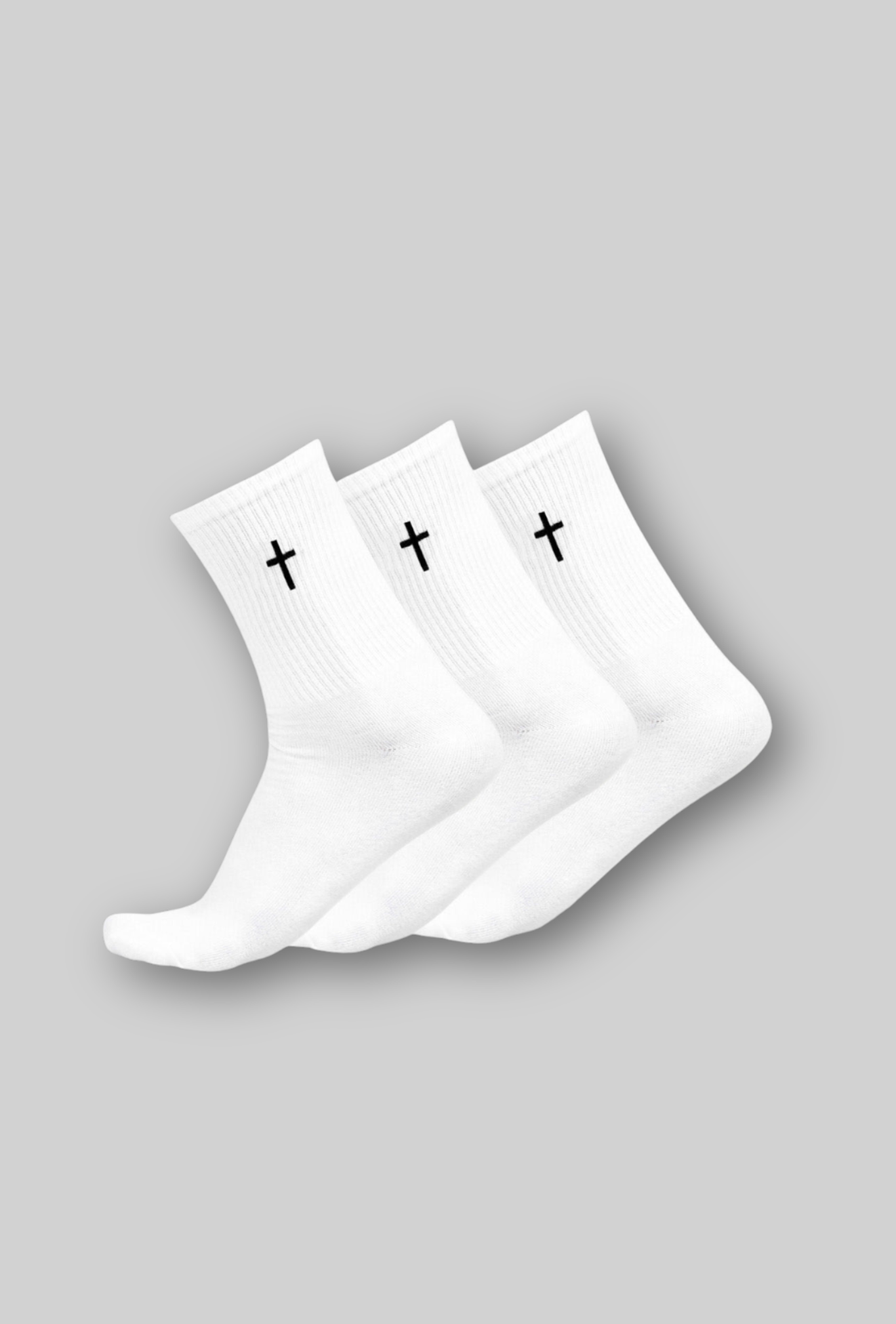 Kit com 3 pares - Meias de Performance Cross