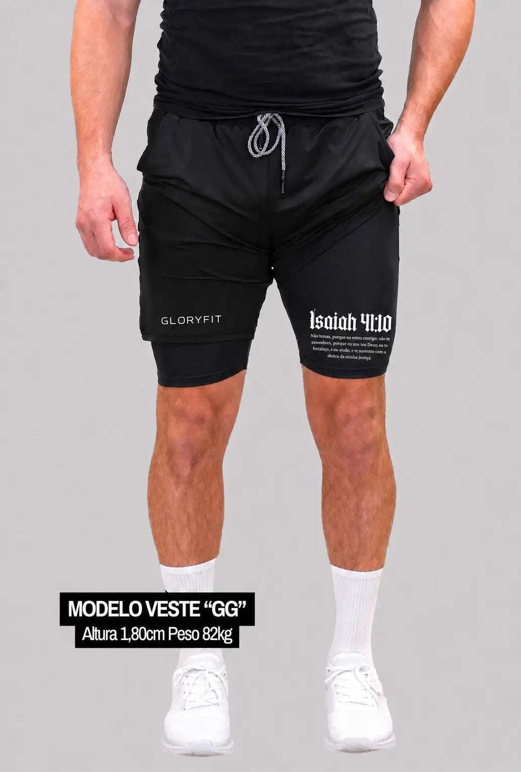 Shorts 2 em 1 - Isaiah 41:10