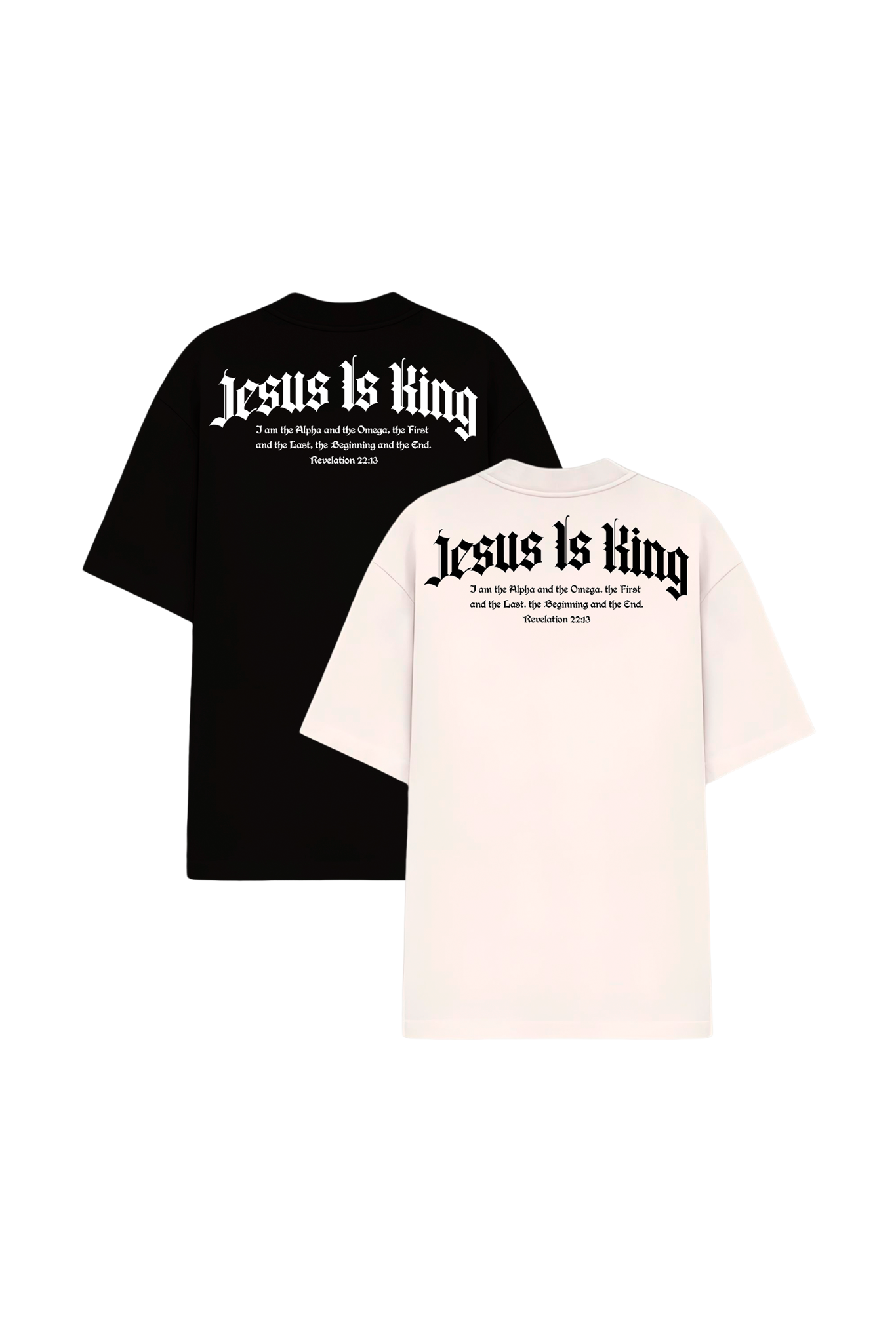 Kit 2 camisetas - Jesus Is King