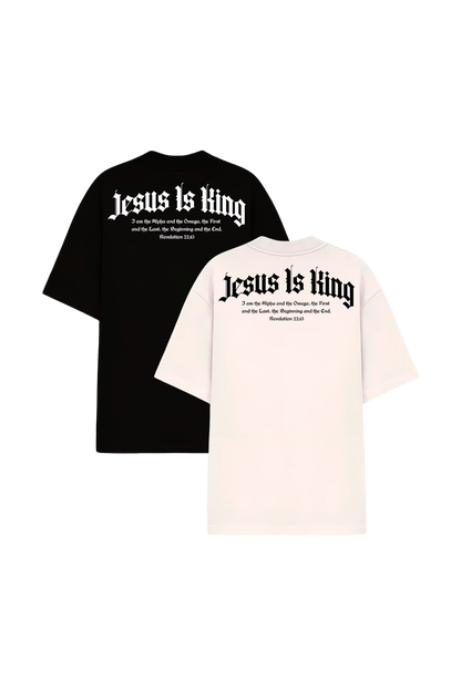 Kit 2 camisetas - Jesus Is King