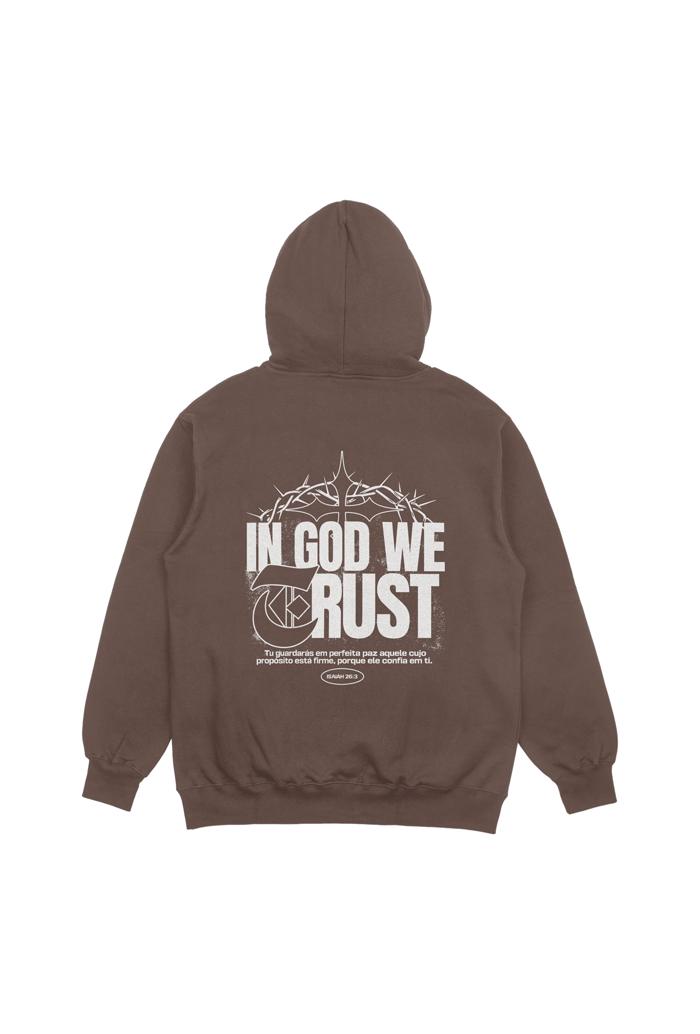 Moletom In God We Trust - Brown