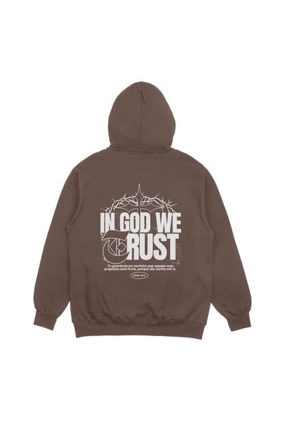 Moletom In God We Trust - Brown