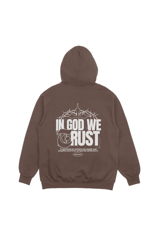 Moletom In God We Trust - Brown