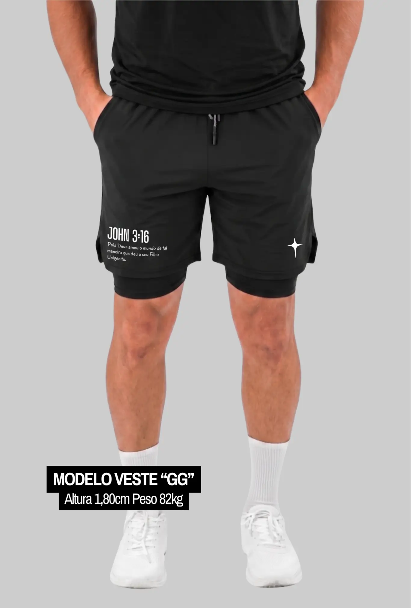 Shorts 2 em 1 - John 3:16