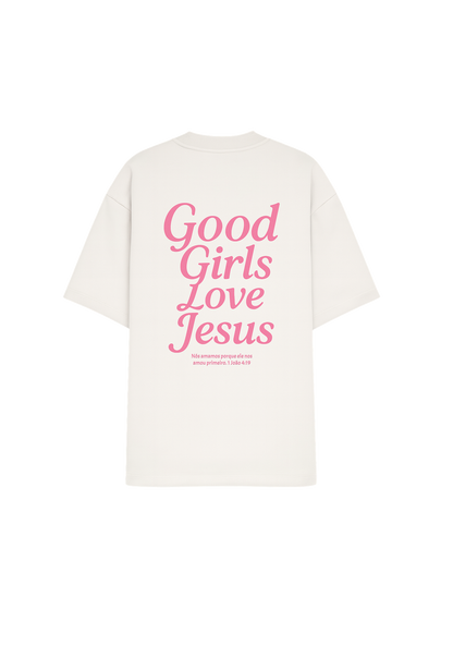 Camiseta Oversized - Girls Love Jesus