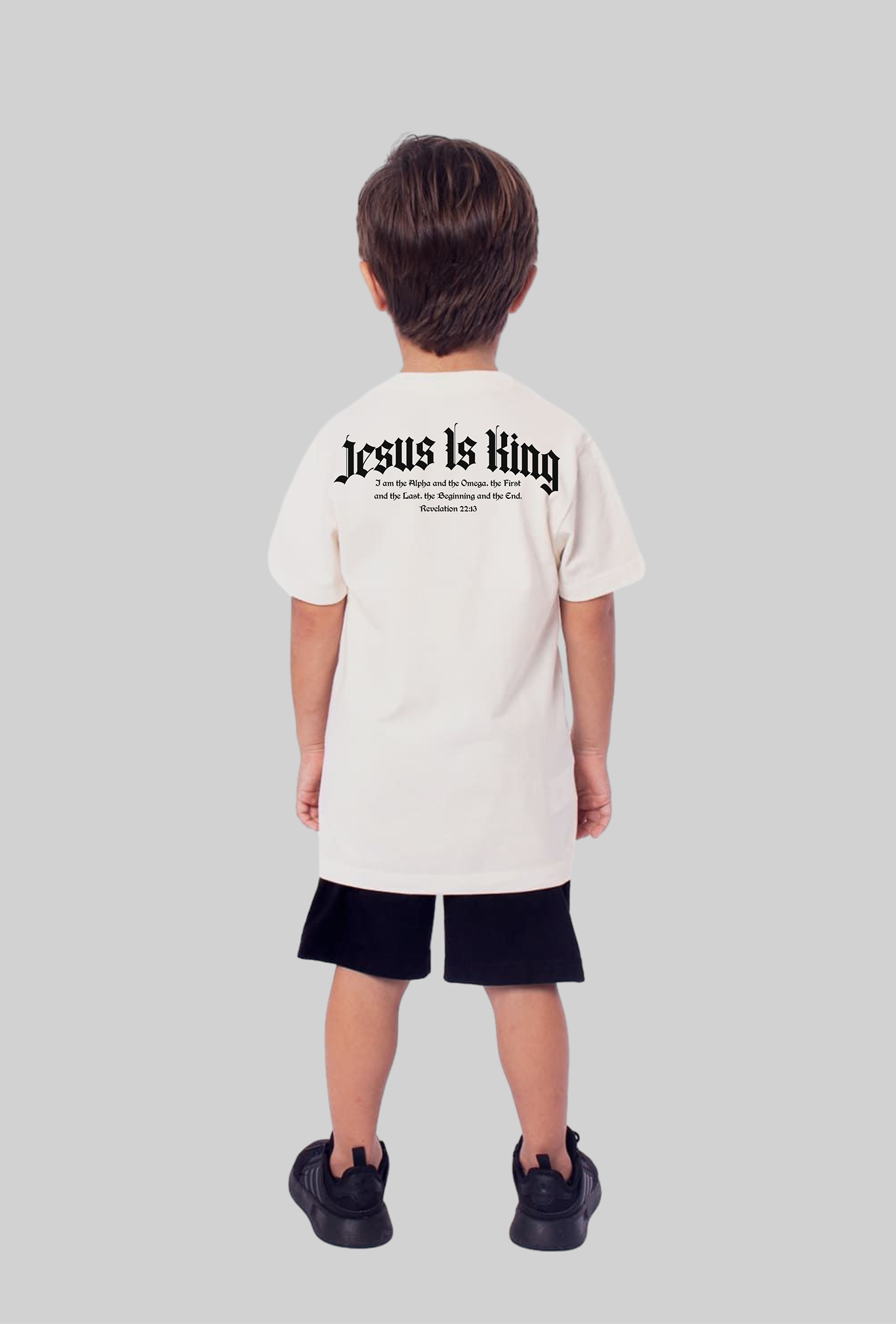 Camiseta infantil - Jesus is King