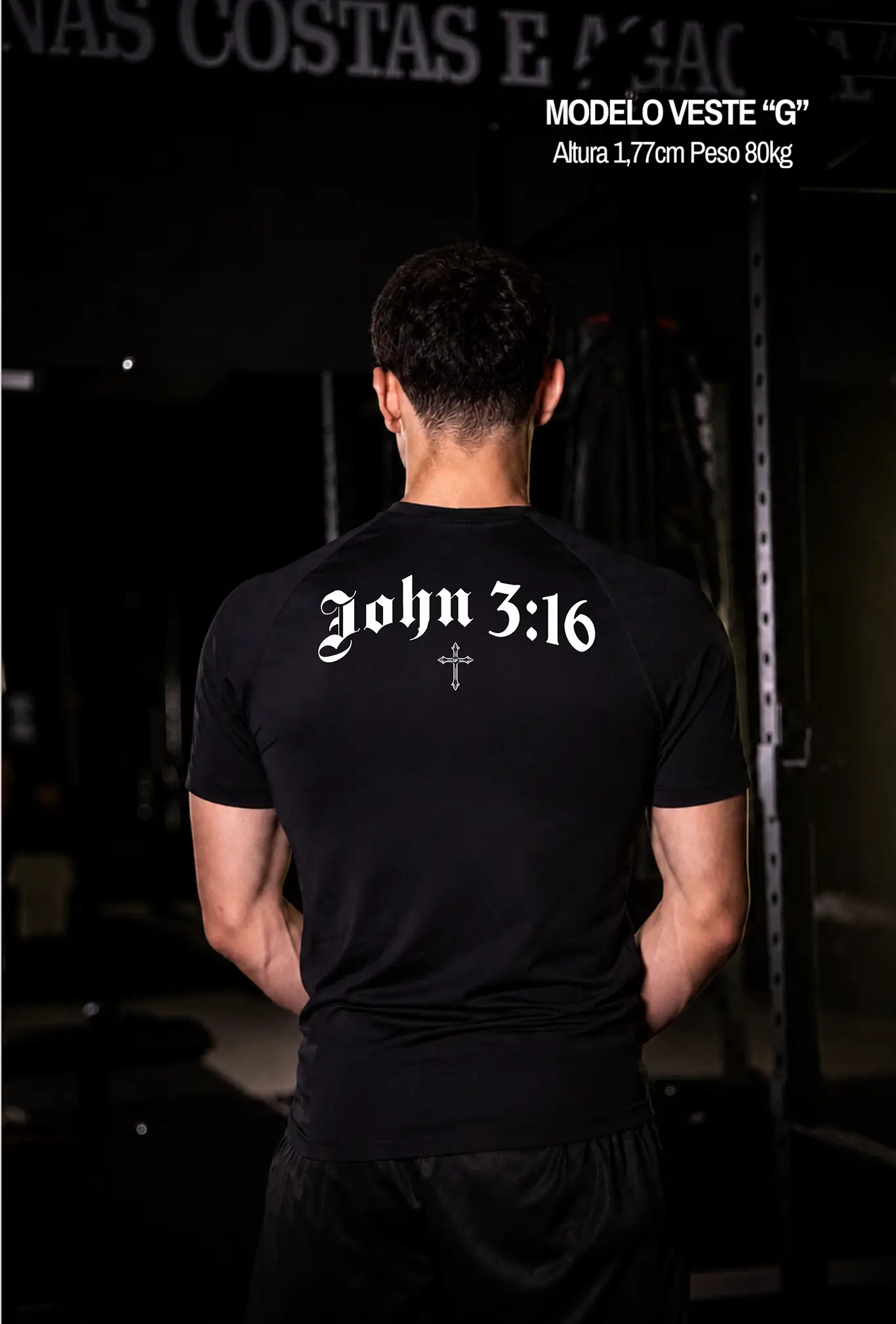 Compressão Manga Curta - John 3:16